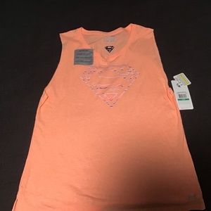 Under Armou  heat gear dc comics new with tags size large women’s semi fitted to